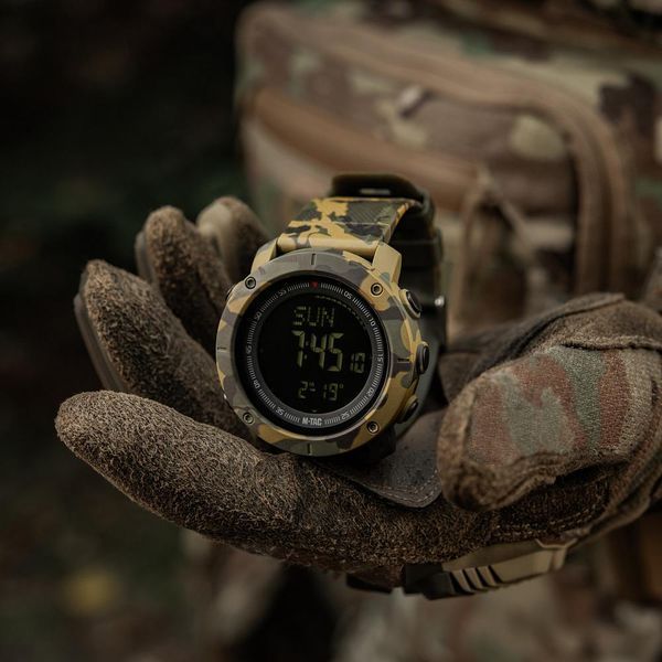 Годинник M-Tac тактичний з компасом 2095 Camo 50009030 фото