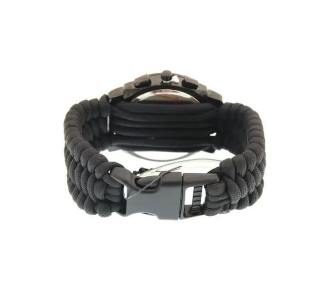 Годинник Mil-Tec водонепроникний армійський Army Uhr Paracord Black 15774002 фото