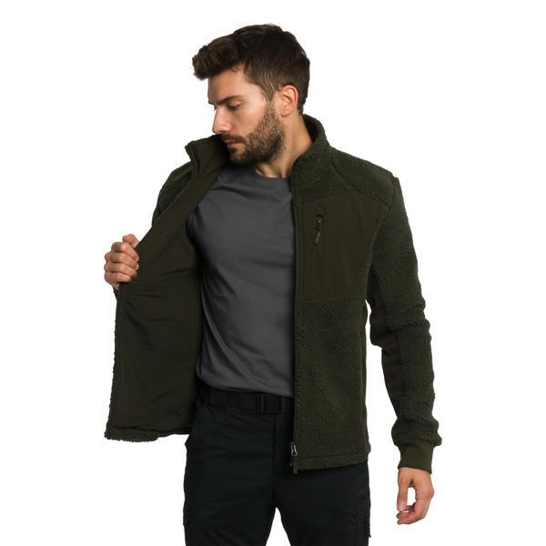 Кофта Mil-Tec флісова Bearforce Cold Weather Teddy-Fleece Olive 10856601-S фото