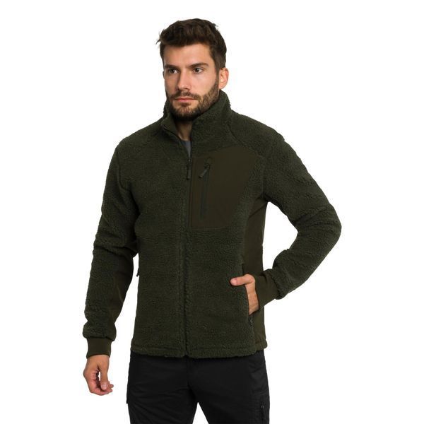 Кофта Mil-Tec флісова Bearforce Cold Weather Teddy-Fleece Olive 10856601-S фото