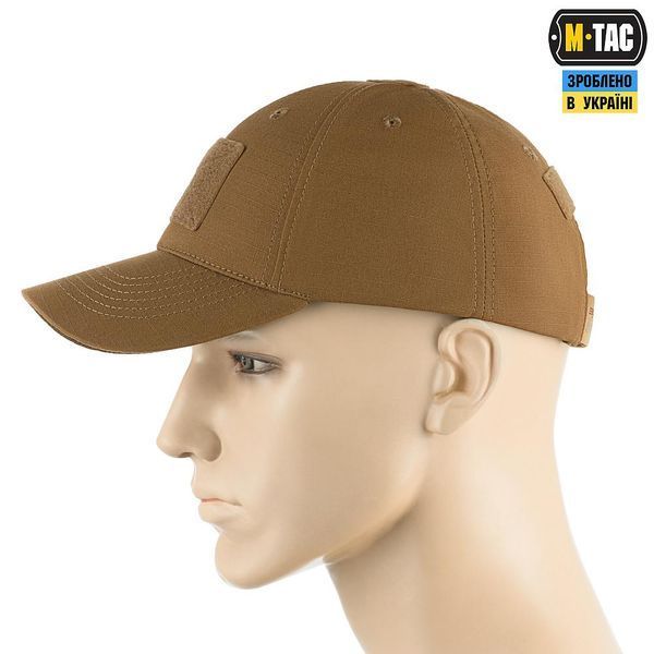 Бейсболка M-Tac тактична Elite Flex ріп-стоп Coyote Brown 40523017-XS фото