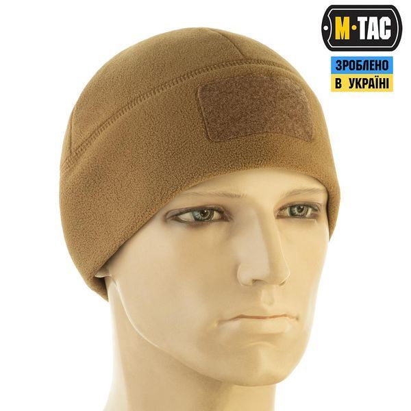 Шапка M-Tac Watch Cap Elite флис (320г/м2) с липучкой Coyote Brown 40029017-S фото