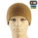 Шапка M-Tac Watch Cap Elite флис (320г/м2) с липучкой Coyote Brown 40029017-S фото 4