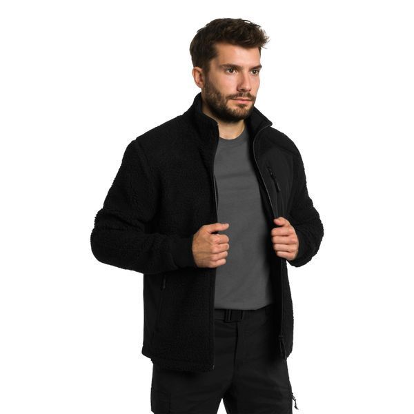 Кофта Mil-Tec флисовая Bearforce Cold Weather Teddy-Fleece Black 10856602-S фото