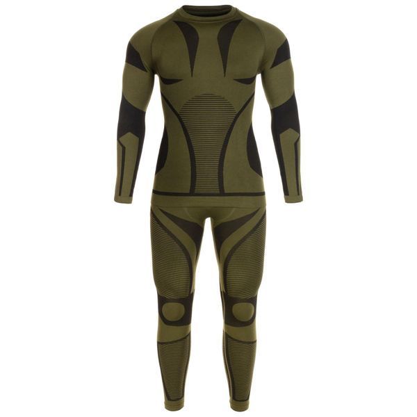 Термоактивна білизна Mil-Tec 4-Way Stretch Performance Olive 11225001-2XL-3XL фото