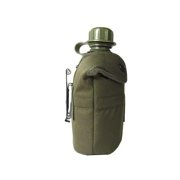 Фляга Mil-Tec US Plastic Canteen с чехлом и чашкой Olive 14506001 фото