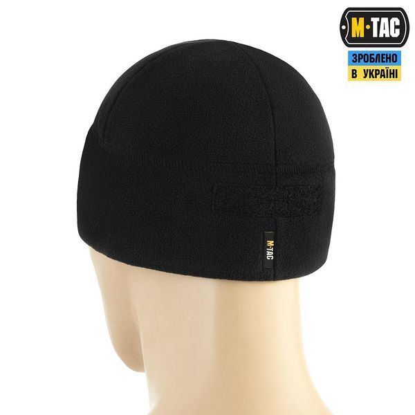 Шапка M-Tac Watch Cap Elite фліс (320г/м2) з липучкою Black 40029002-S фото
