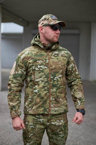 Куртка ESDY Shark Skin Soft Shell Multicam JA-01-M фото
