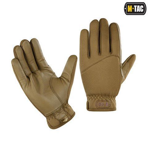 Рукавички M-Tac Scout Tactical Mk.2 шкіряні Coyote 90319005-S фото