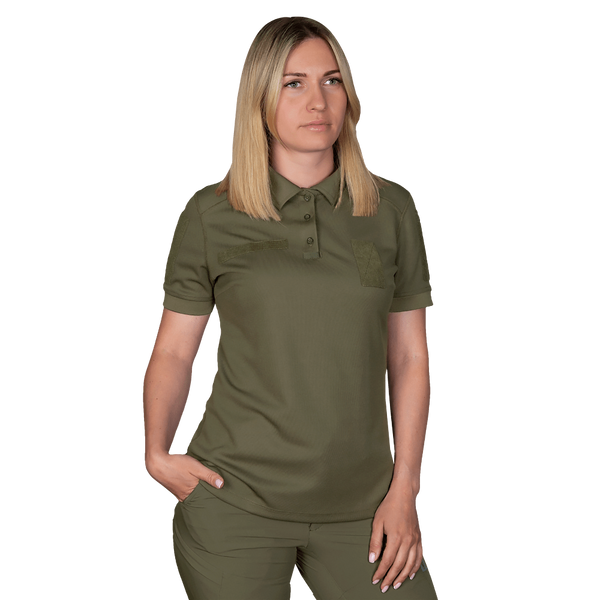 Поло женское Camo-Tec CM PANI Army ID CoolPass Olive 7161-S фото