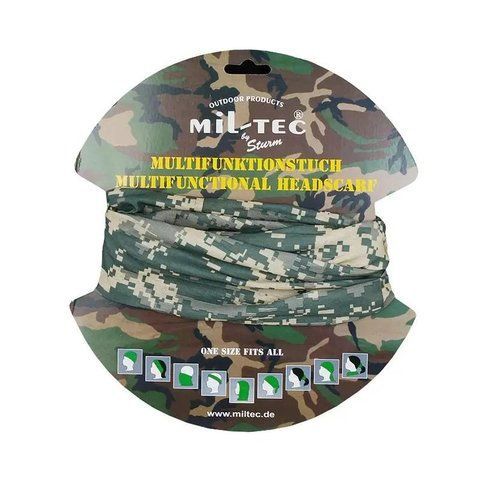 Шарф Mil-Tec багатофункціональний AT-Digital 12216070 фото