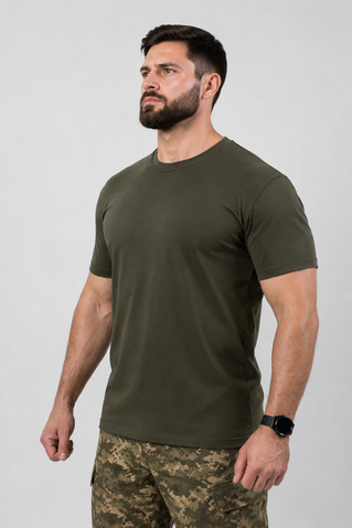Футболка Military Stretch Olive 893752-46 фото