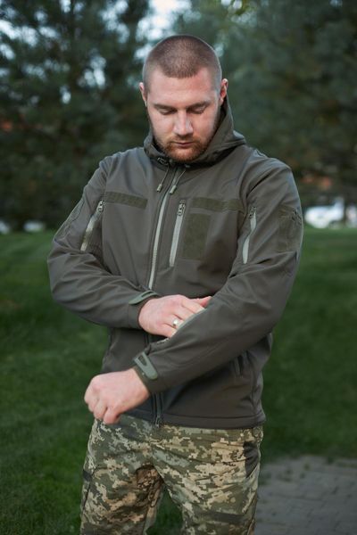 Куртка DSQZ Softshell Olive 245743-48-4 фото