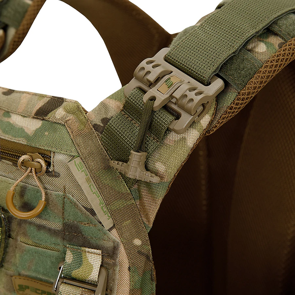 Плитоноска SPECPROM Warmor Gen.3 Pro Max с системой быстрого сброса (7 подсумков) Multicam 117004 фото