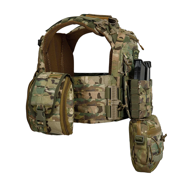Плитоноска SPECPROM Warmor Gen.3 Pro Max с системой быстрого сброса (7 подсумков) Multicam 117004 фото