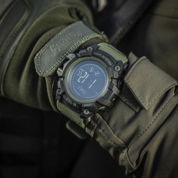 Годинник M-Tac тактичний Adventure Black/Olive 50005001 фото