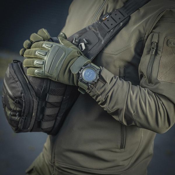 Годинник M-Tac тактичний Adventure Black/Olive 50005001 фото