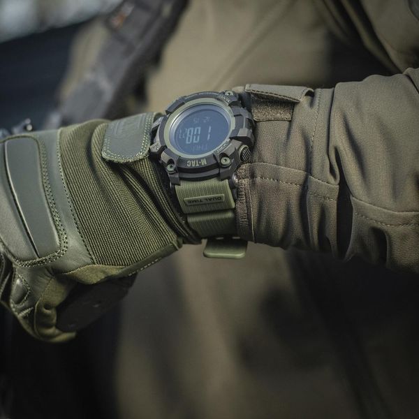 Годинник M-Tac тактичний Adventure Black/Olive 50005001 фото