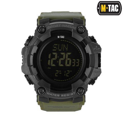 Годинник M-Tac тактичний 2037 Army Green 50007001 фото