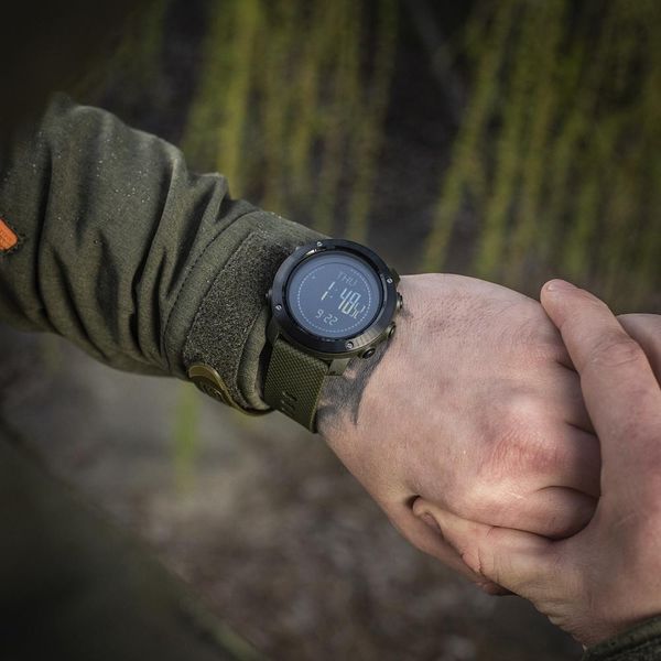 Годинник M-Tac тактичний мультифункціональний Olive 50004001 фото