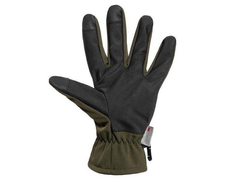 Рукавички Mil-Tec зимові Softshell Thinsulate Olive 12521301-S фото